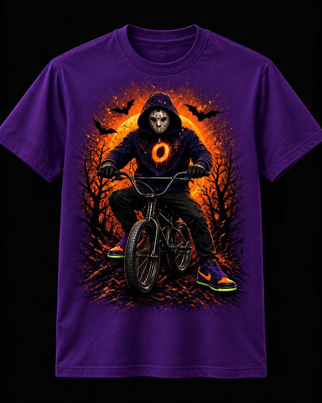 Omari “Fright Night” Tee – Purple