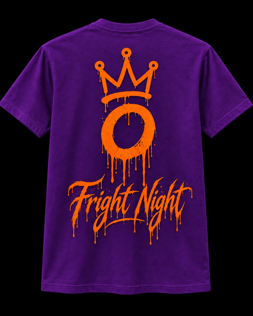 Omari “Fright Night” Tee – Purple